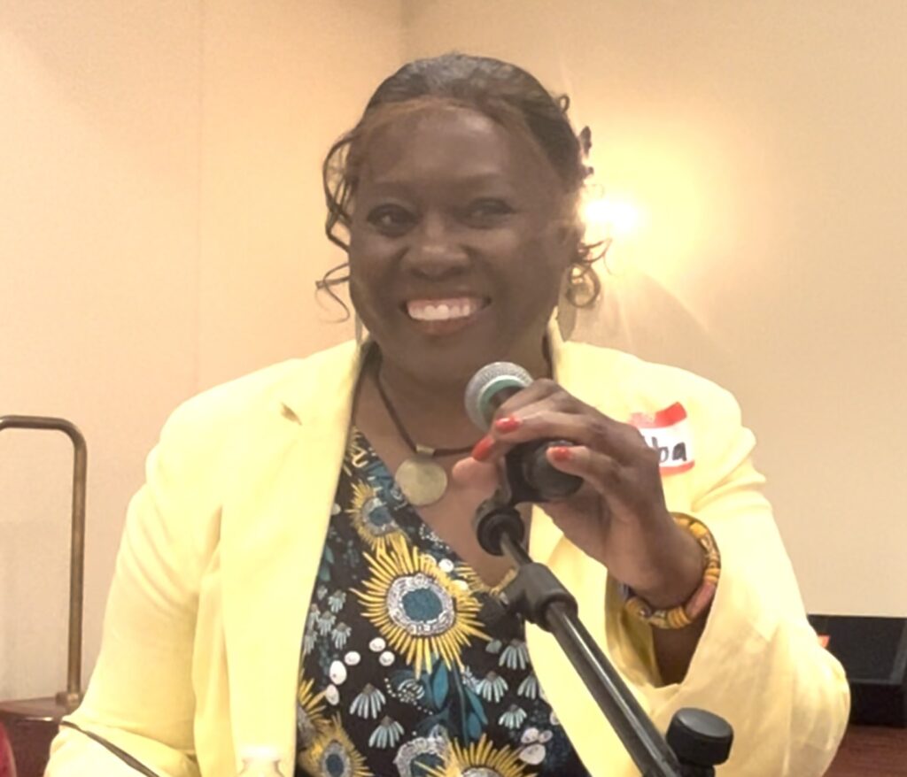 Melba Taylor, a moderator at the Disability Forum.